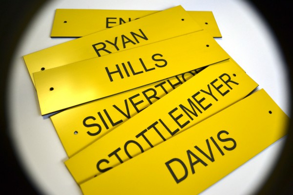 Engraved Nameplates Richmond VA
