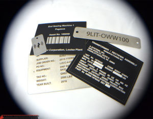 Serial Identification Tags & Data Plates