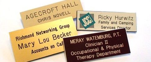 Engraved nameplates