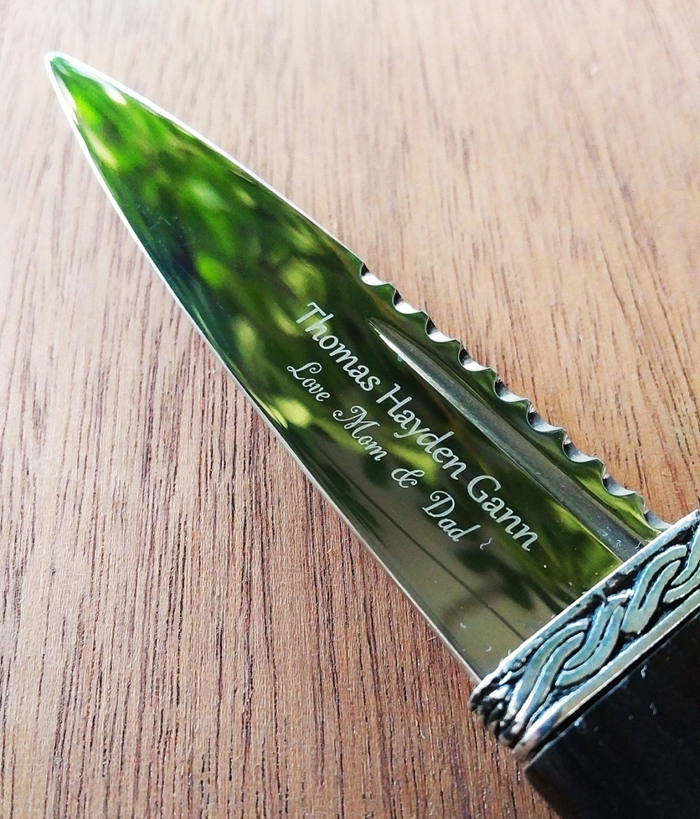 Engravable Knife