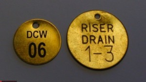 Custom Valve Tags