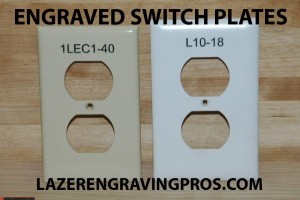 Engraved Switch Plates