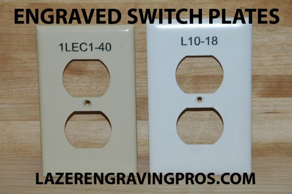 Engraved Switch Plates