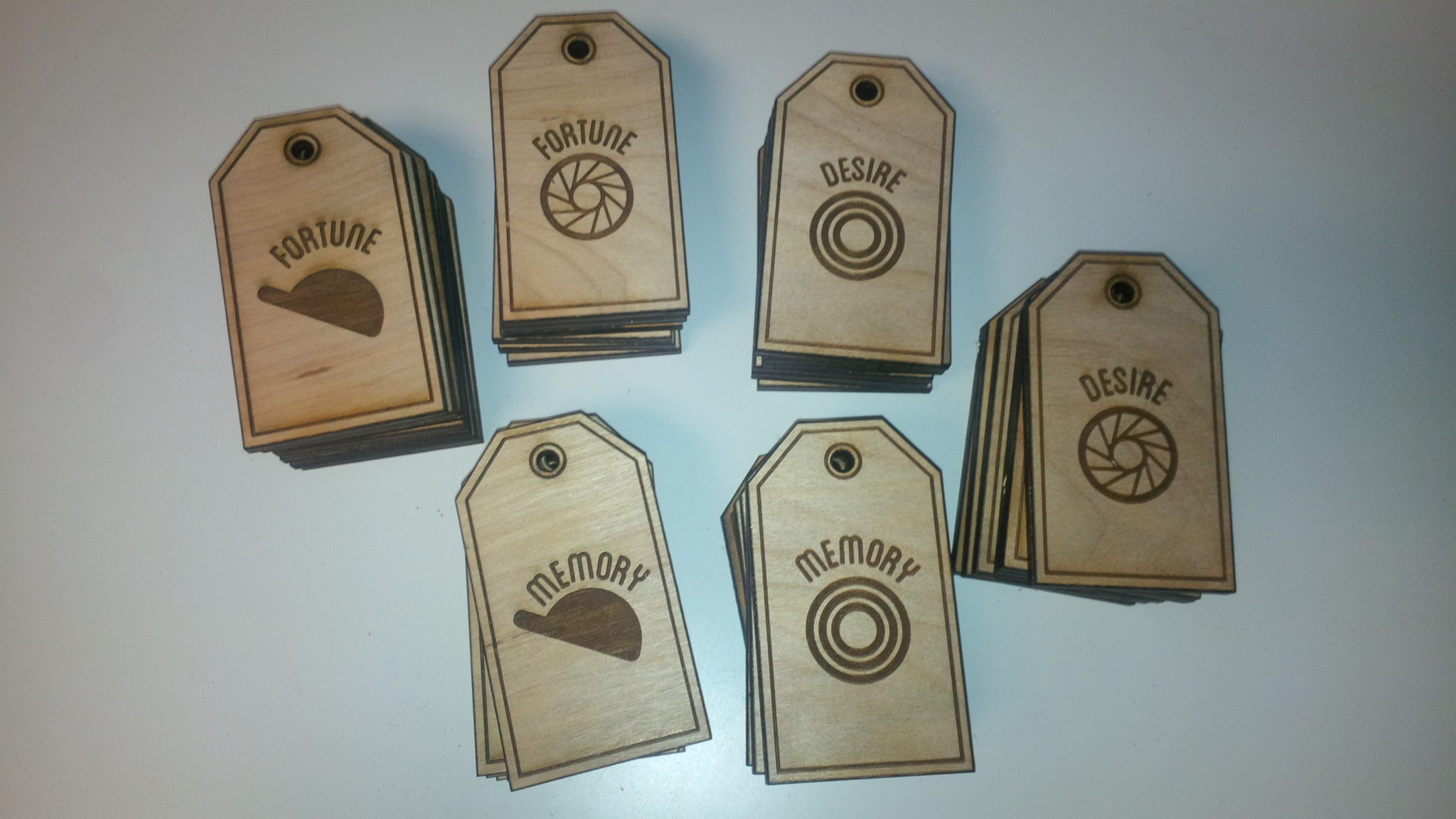 Laser Cutting Engraved Wooden Tags