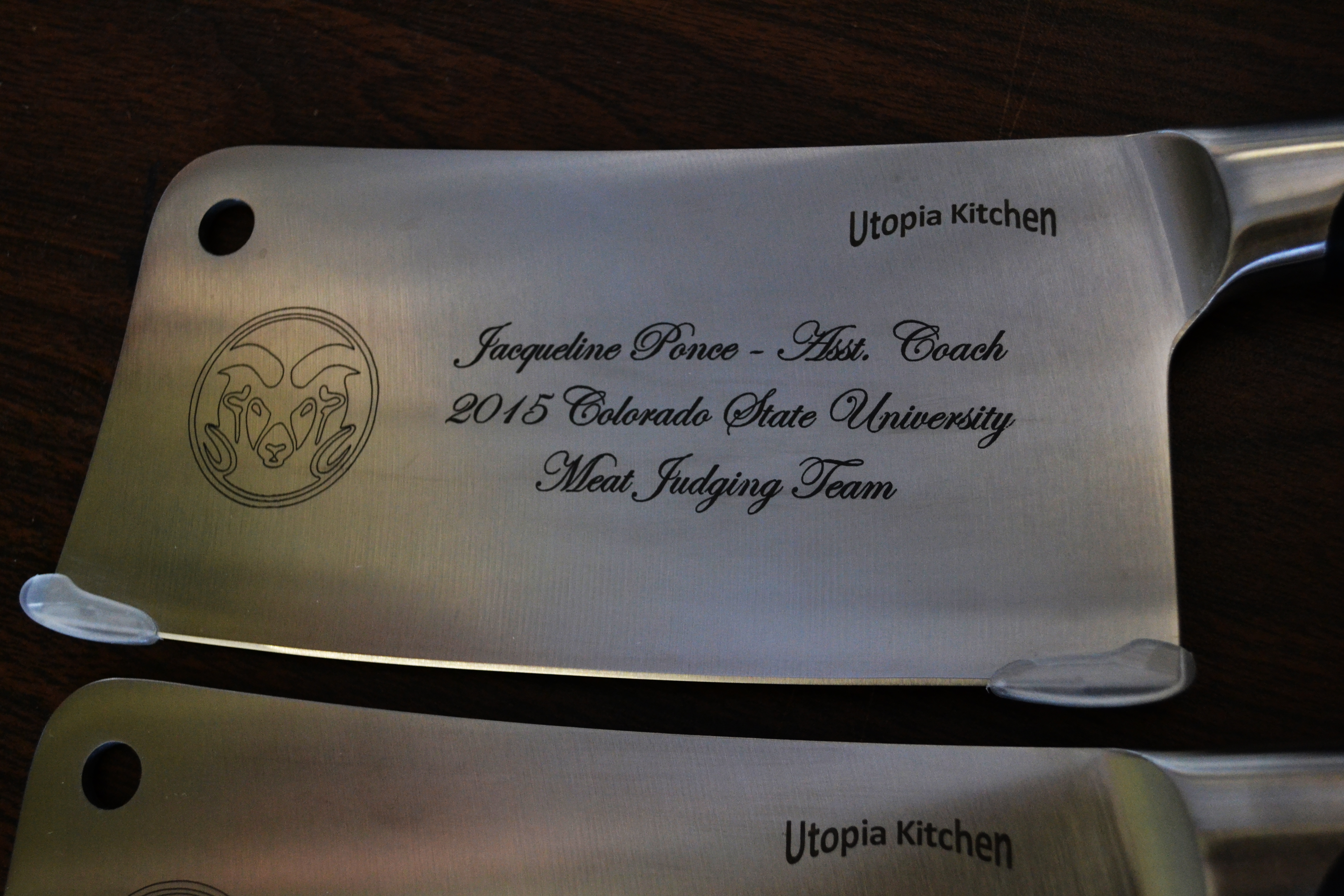 Engraved Chef Knife