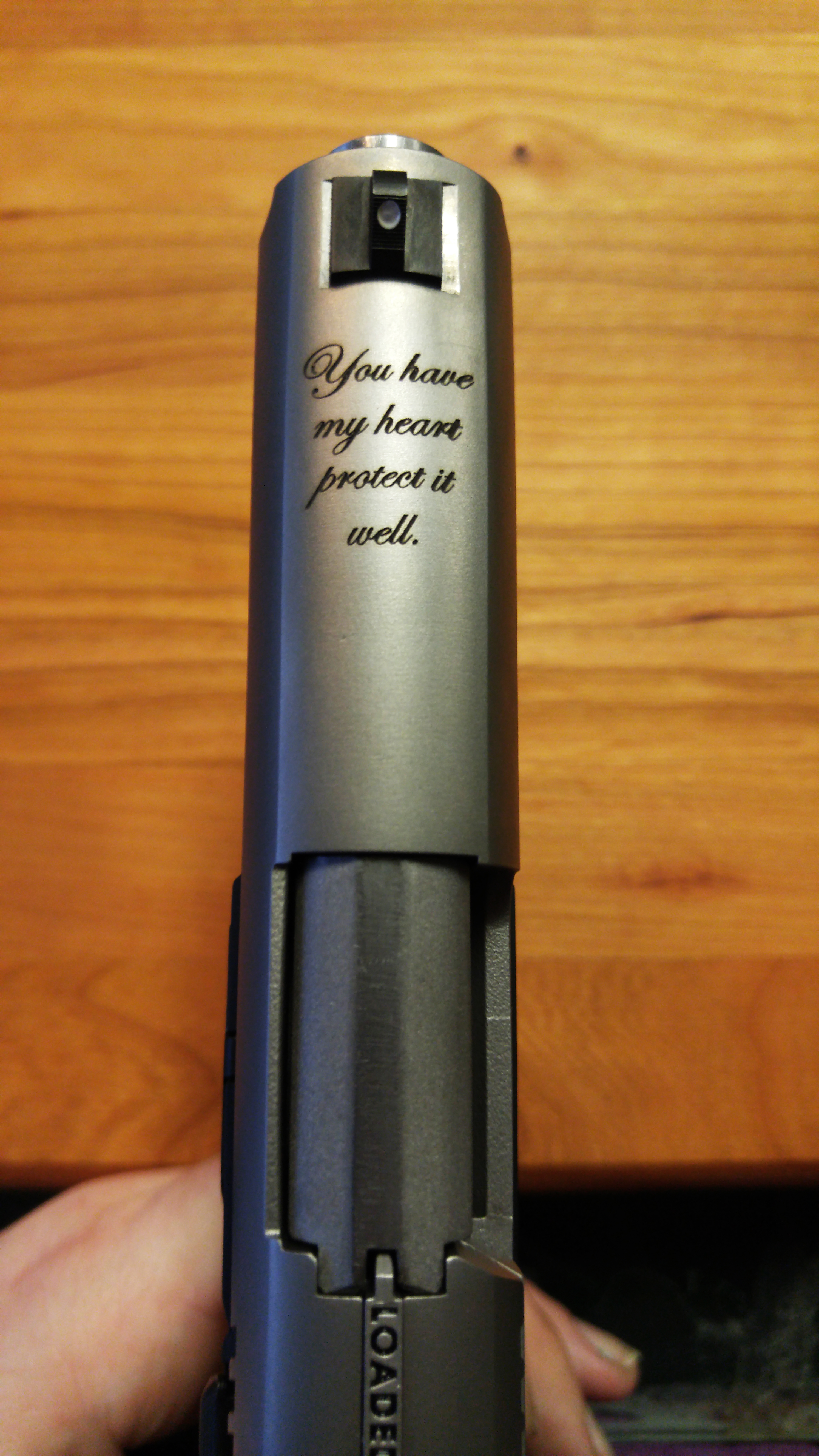 Custom Engraved Handguns For Your Wife