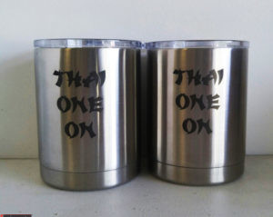 Engraved Flasks and Cups