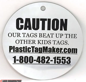 Engraved Plastic Warning Tags