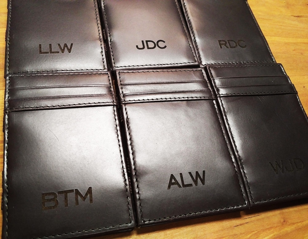 LeatherWalletsInitials Laser Engraving Pros