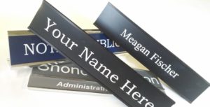 custom nameplates