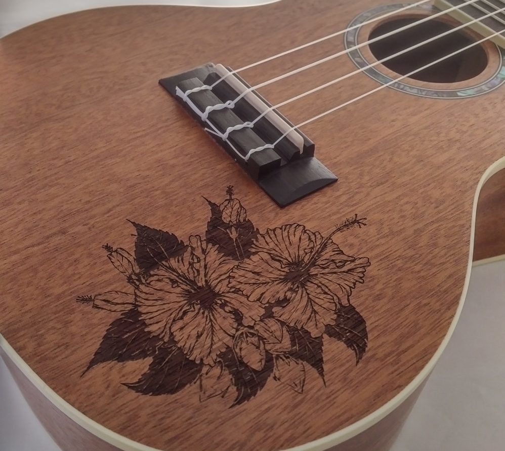 ukuleles engraving custom engraved ukuleles laser engraving pros